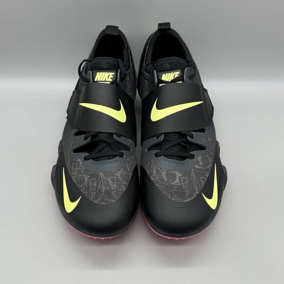 Nike Zoom PV Elite Pole Vault Track Spikes Shoes Black AA1204-004 Men's Size 12 - Picture 3 of 10